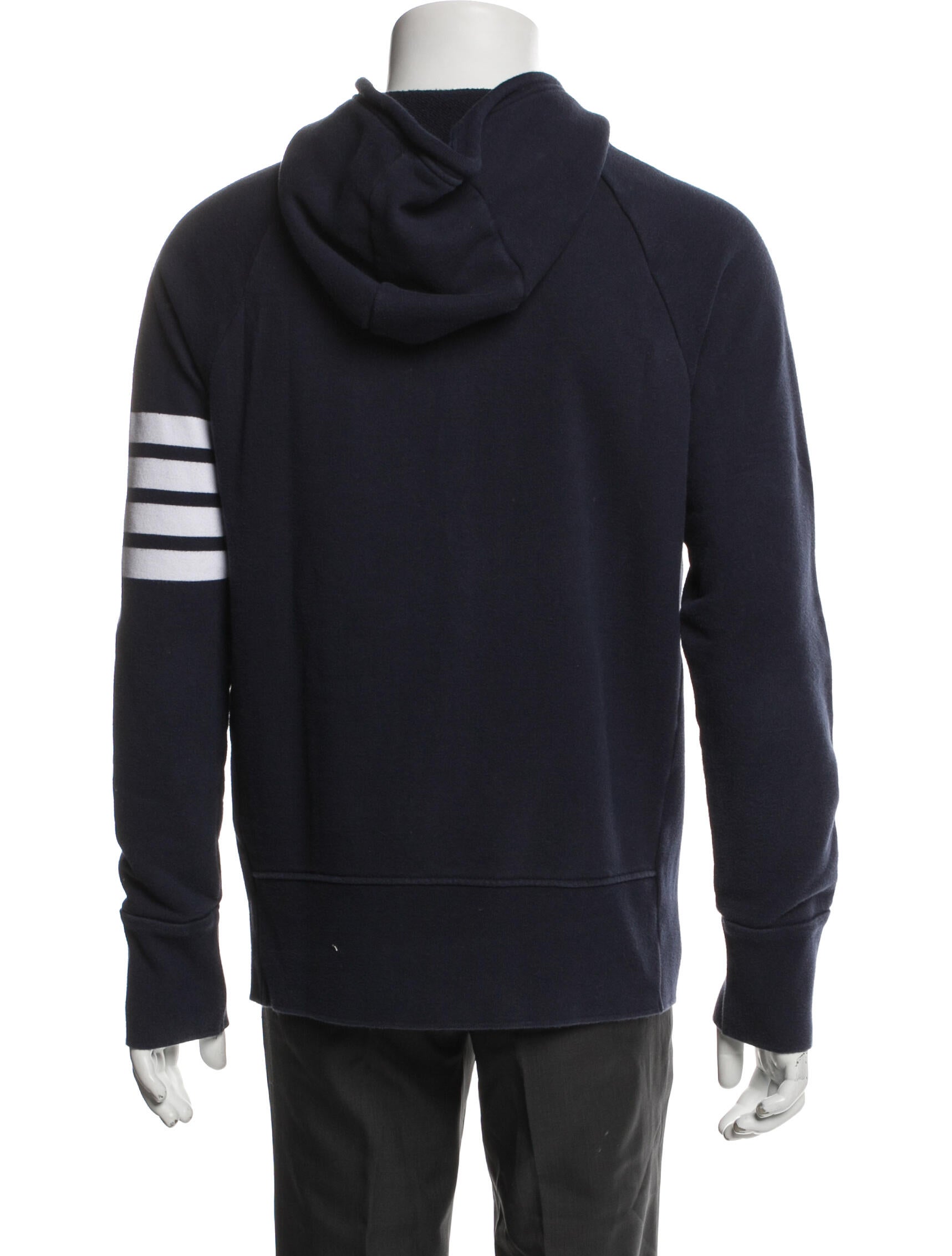 Thom Browne Crew Neck Long Sleeve Hoodie